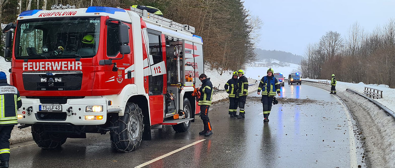 Sturm: Heimische Feuerwehren kaum gefordert