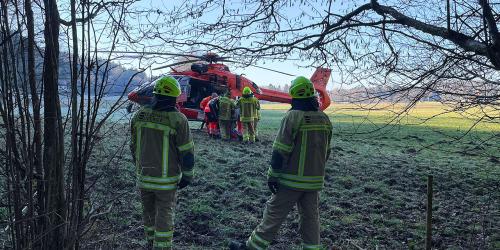 Mann erleidet schwere Verletzungen bei Forstunfall