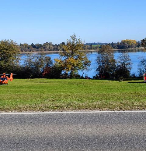 Wasserrettungseinsatz am Waginger See endet glücklich