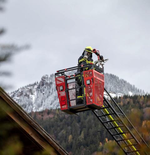 Großalarm für die Feuerwehren im Achental