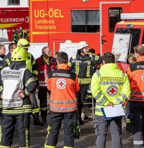 Großalarm für die Feuerwehren im Achental